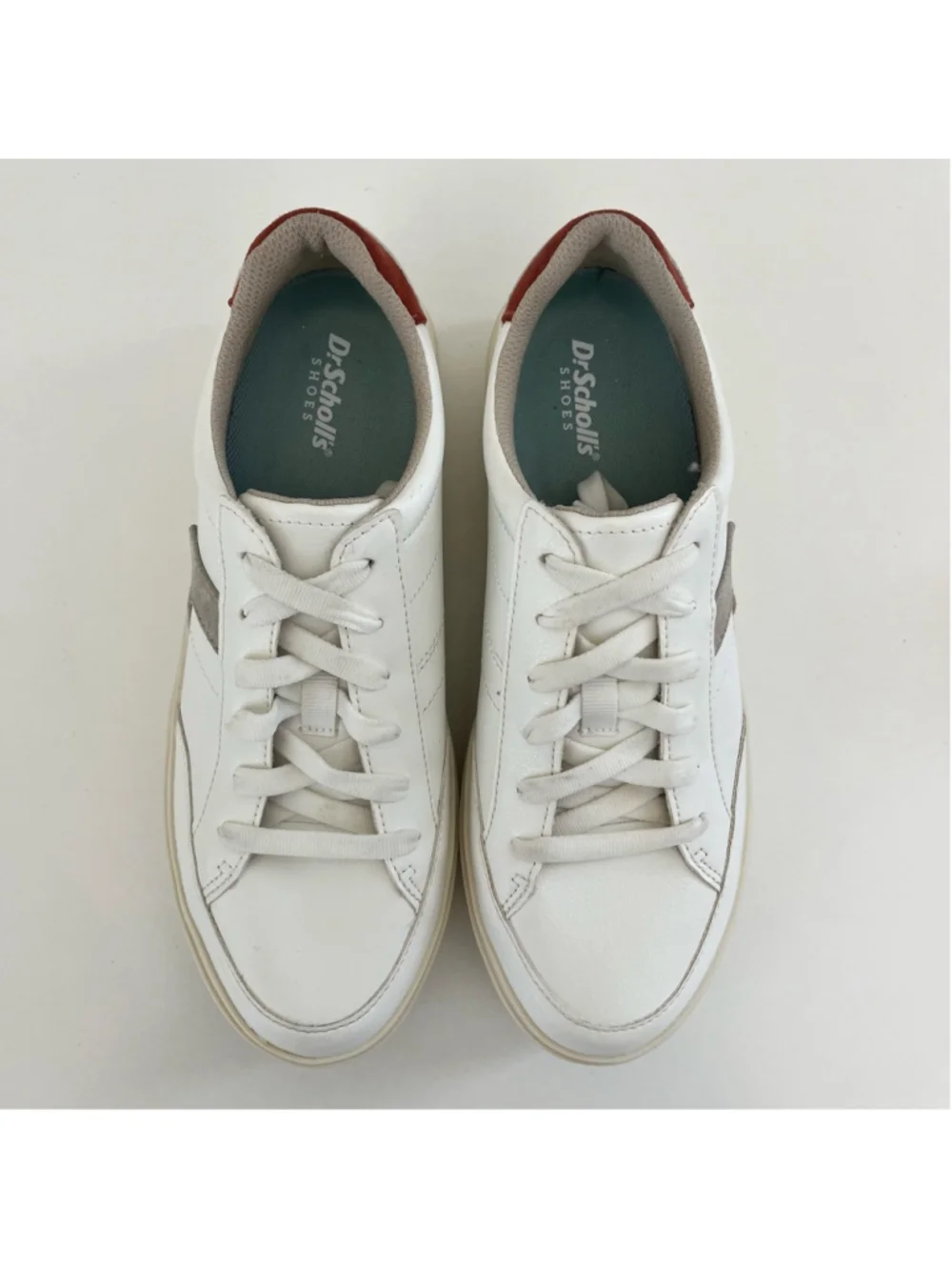 Dr. Scholls Madison Platform Sneakers White Colorblock Comfort Shoes 7.5
